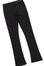 Banyan Black Graphic T-Shirt/Dag Stacked Flare Jean Set