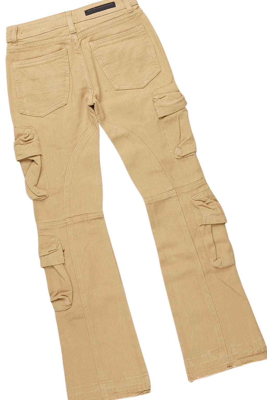 Boys Thierry White T-Shirt/Stacked Flare Jean Set