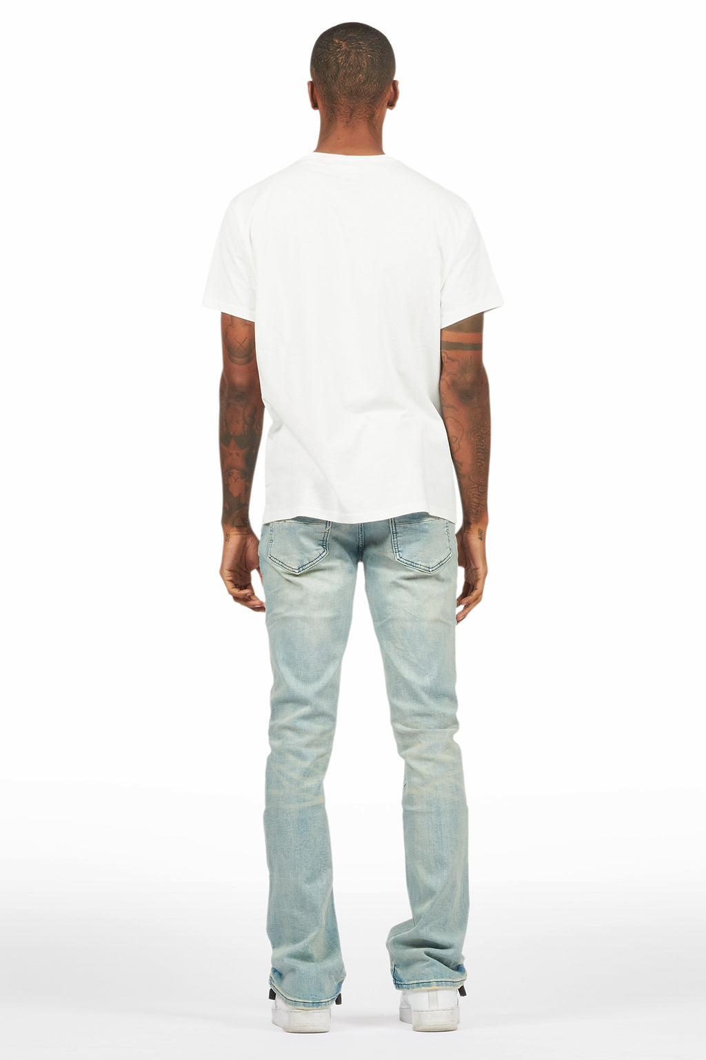 Drick Light Blue Regular Fit Flare Jean