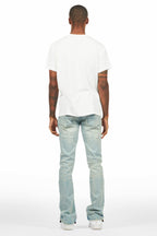 Drick Light Blue Regular Fit Flare Jean