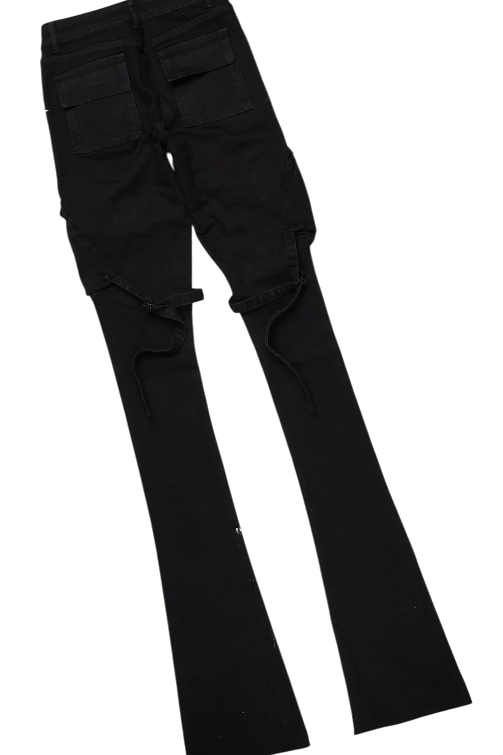 Marteona Black Hoodie/Super Stacked Jean Set