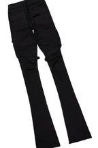 Marteona Black Hoodie/Super Stacked Jean Set