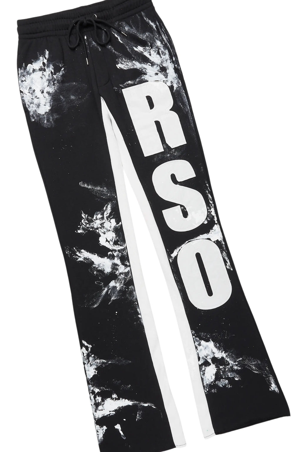 Allard Black/White Double Layer T-Shirt/Baggy Pant Set