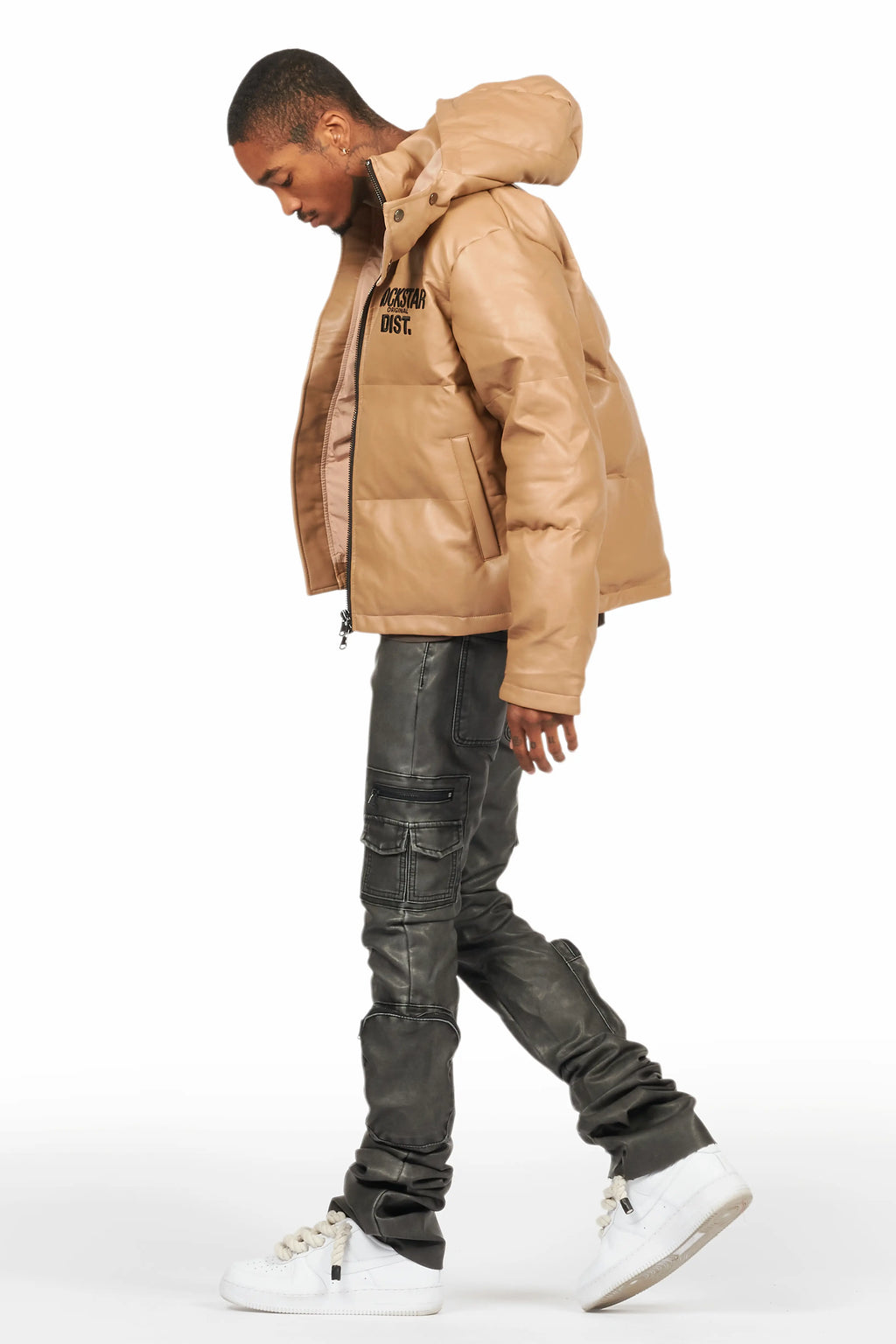 Kensen Beige Puffer Jacket