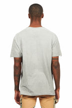 Deiter Heather Grey Oversized Graphic T-Shirt