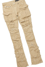 Grill Beige T-Shirt/Stacked Flare Jean Bundle