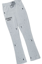 Raffer Heather Grey Hoodie/Stacked Flare Track Set