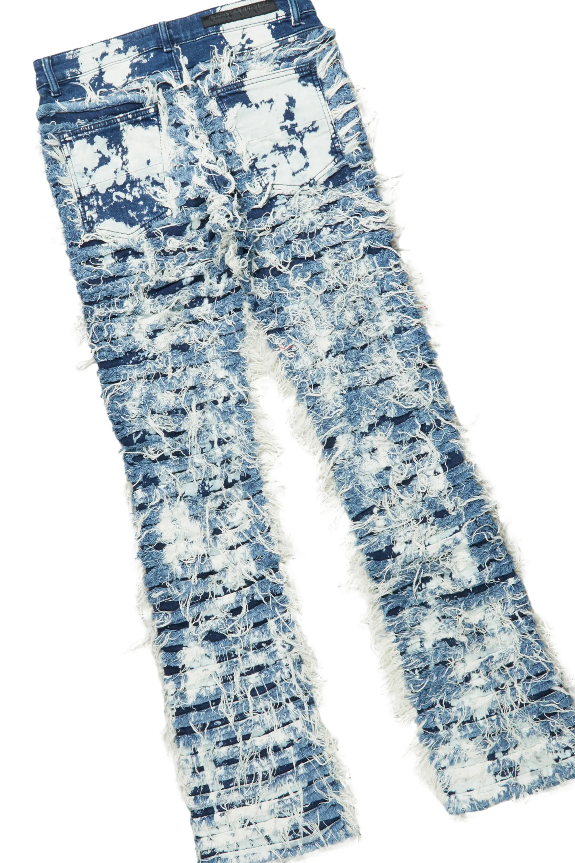 Murdra Black T-Shirt & Bossko Blue Stacked Flare Jean Bundle