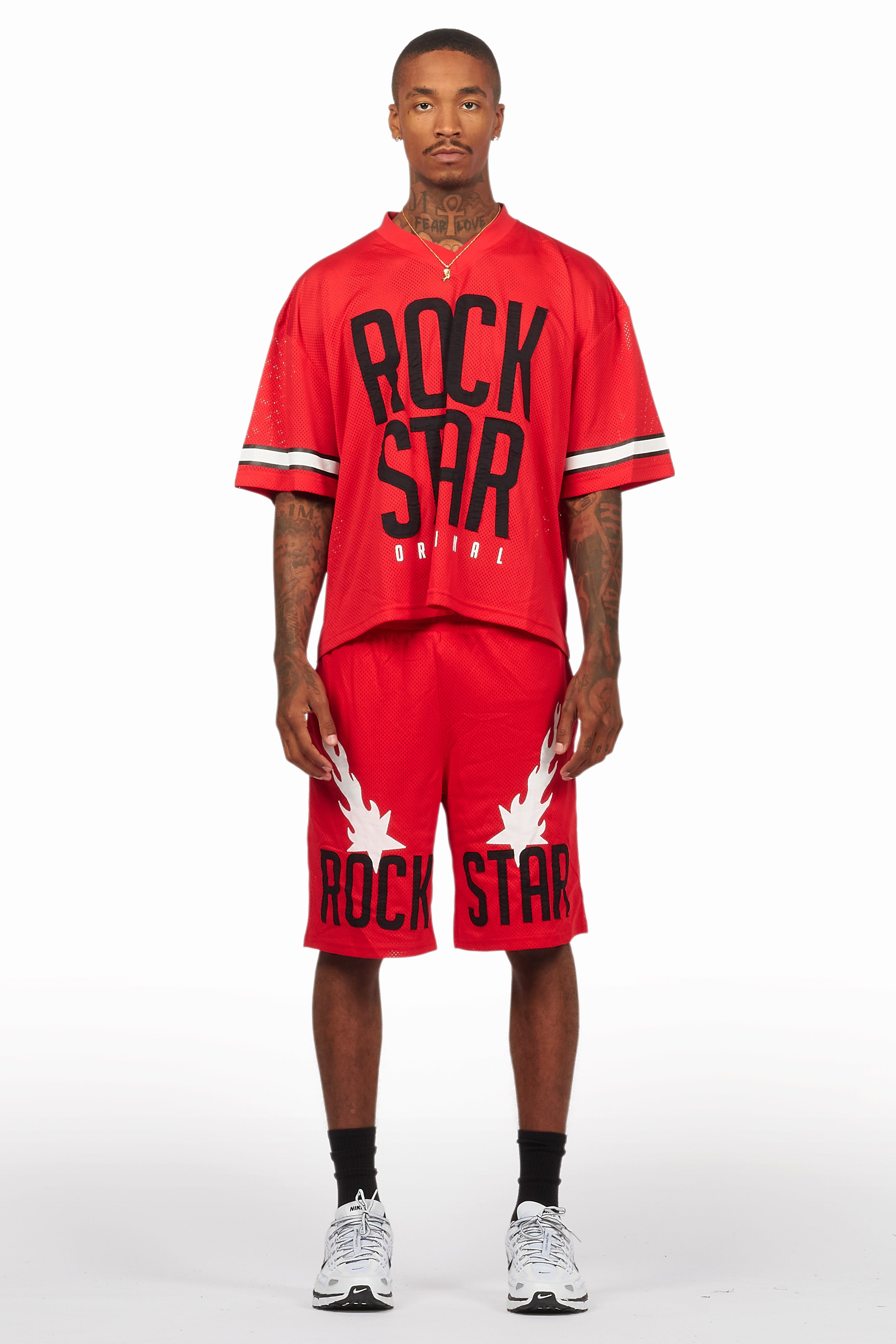 Climi Red T-Shirt/Short Set