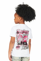 Girls Daija White Graphic T-Shirt
