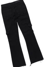 Boys Amos Dark Grey Hoodie/Stacked Flare Jean Set