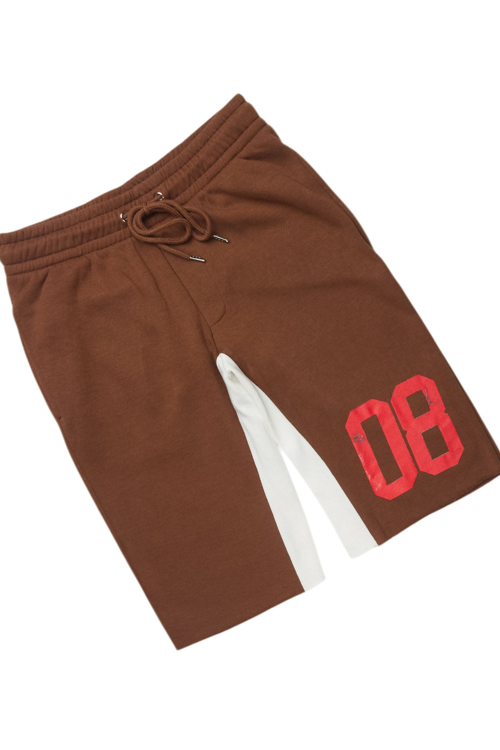 Grill White/Brown Graphic T-Shirt Short Set