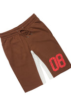 Grill White/Brown Graphic T-Shirt Short Set