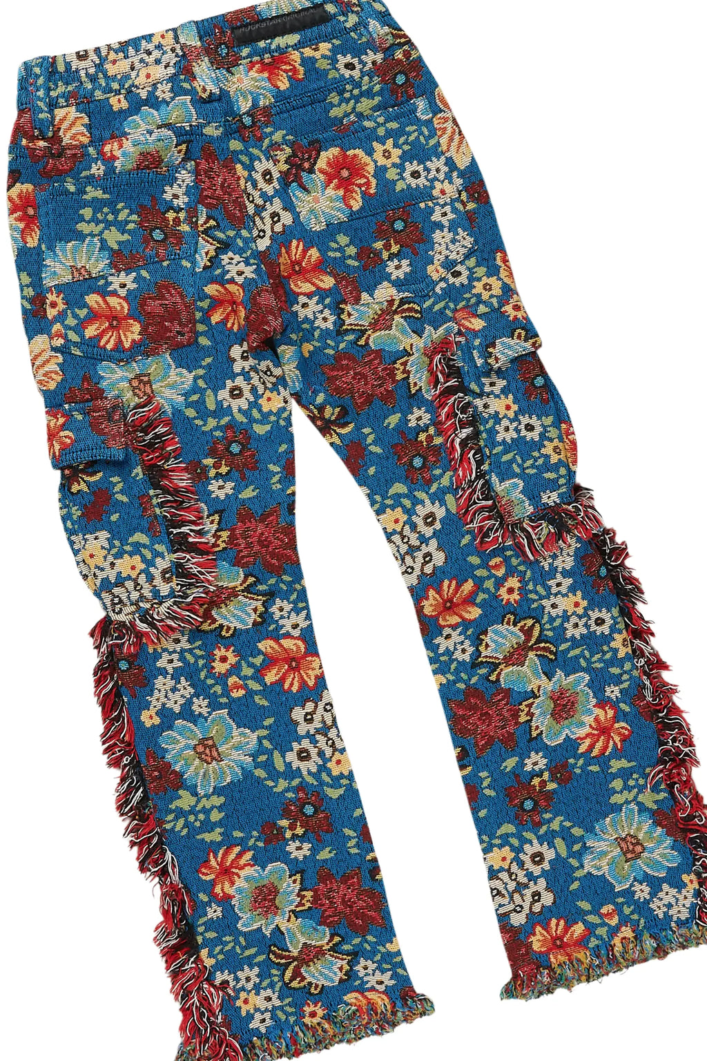 Boys Gabin Royal/Blue Multi Hoodie/Stack Flare Jean Set