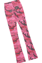 Maliyah Black/Pink T-Shirt & Jean Set