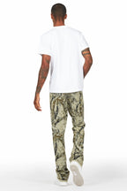Rabi Tree Camo Knitted Mohair Pants