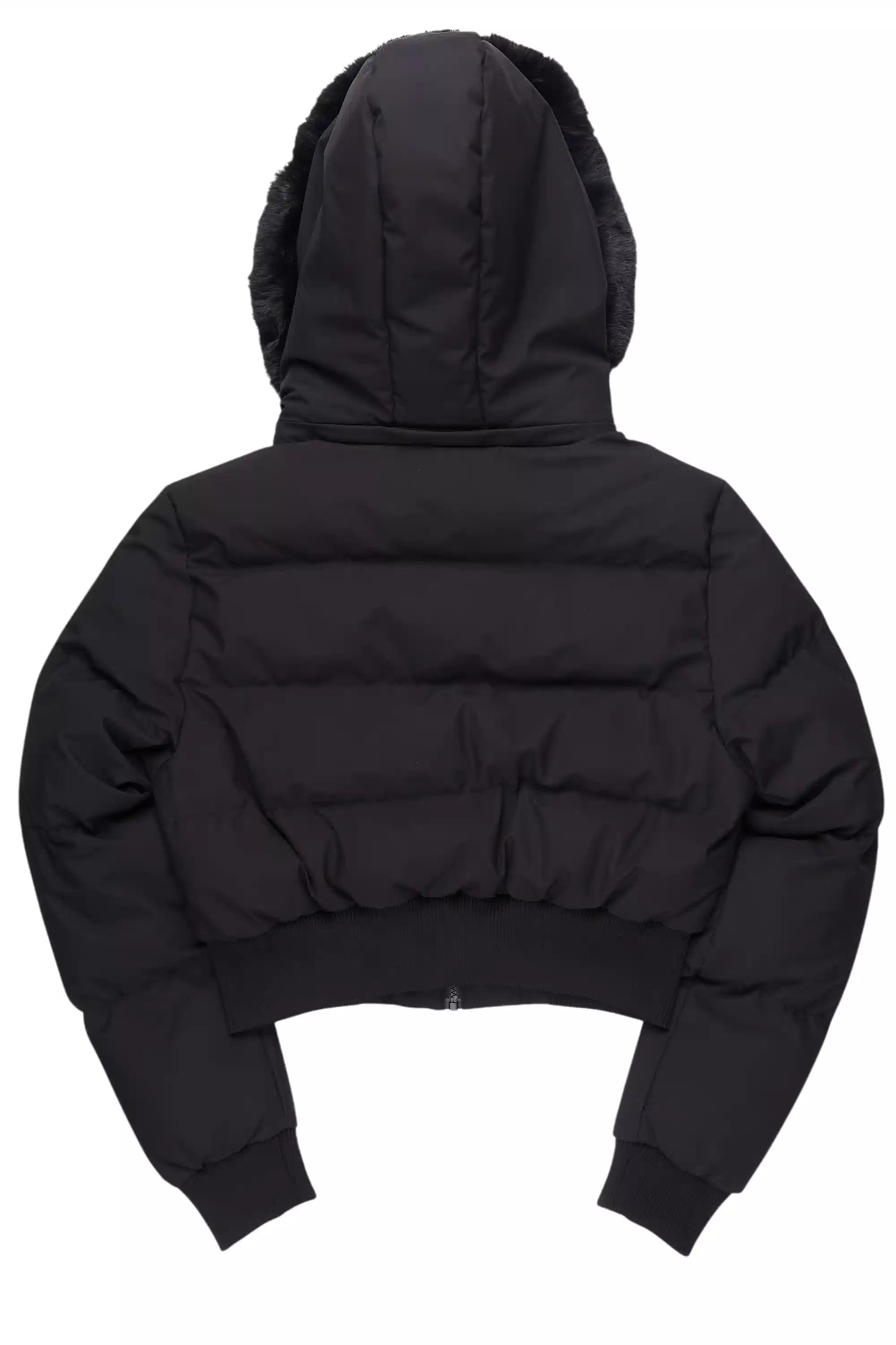 Rosa Black Puffer Jacket