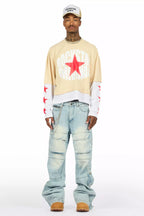 Neptune Beige/White Trucker Hat