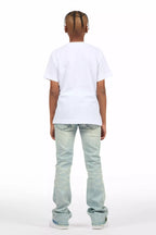 Boys Drick Light Blue Regular Fit Flare Jean