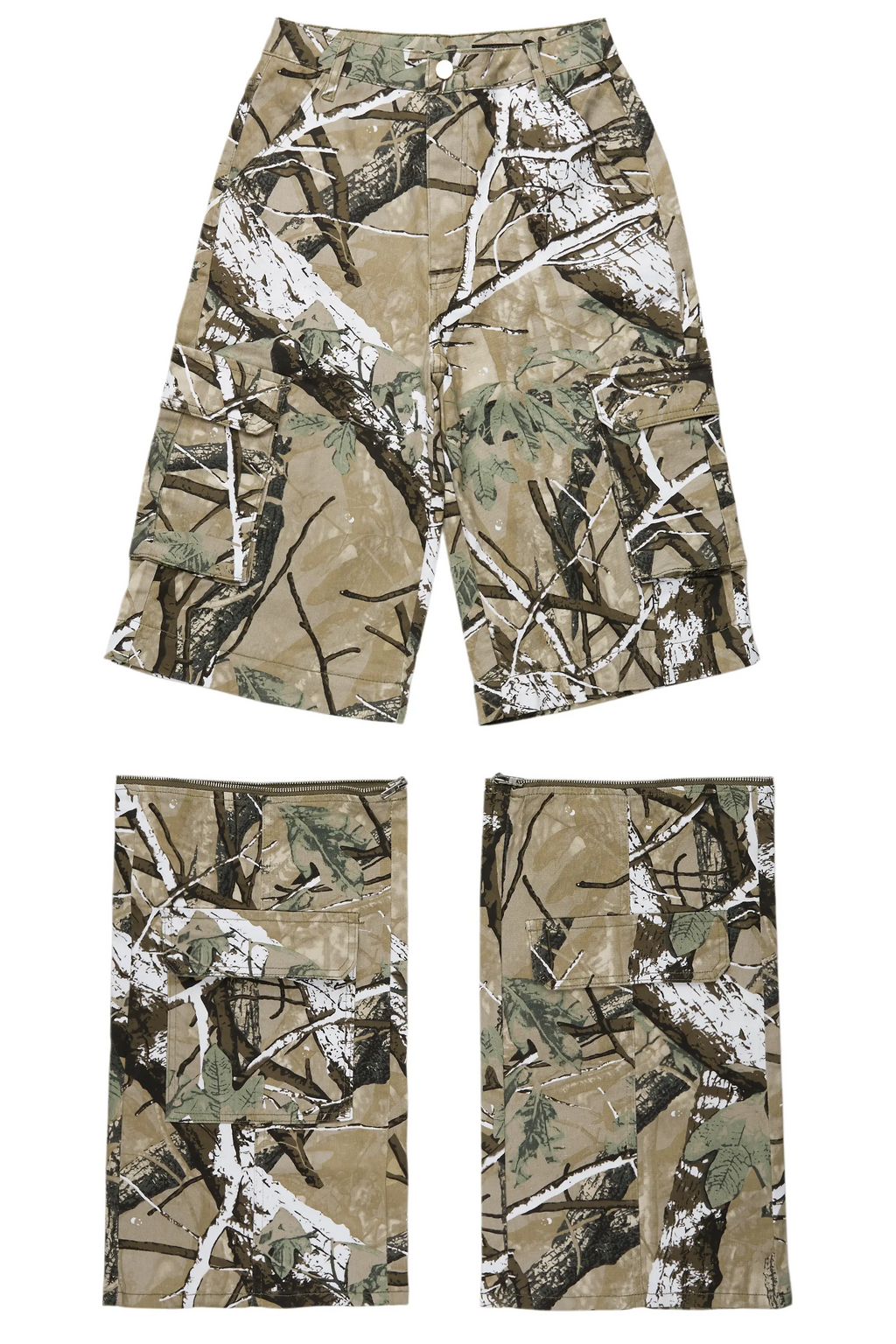 Precious Tree Camo Baggy Stacked Jean