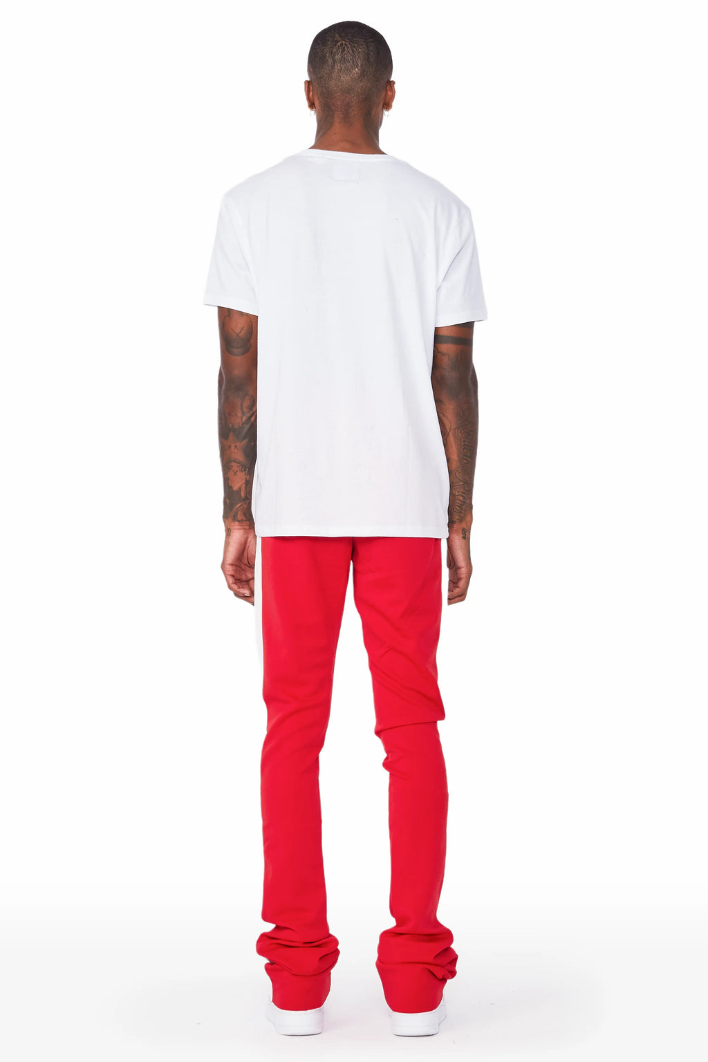 Landry Red Super Stacked Track Pant