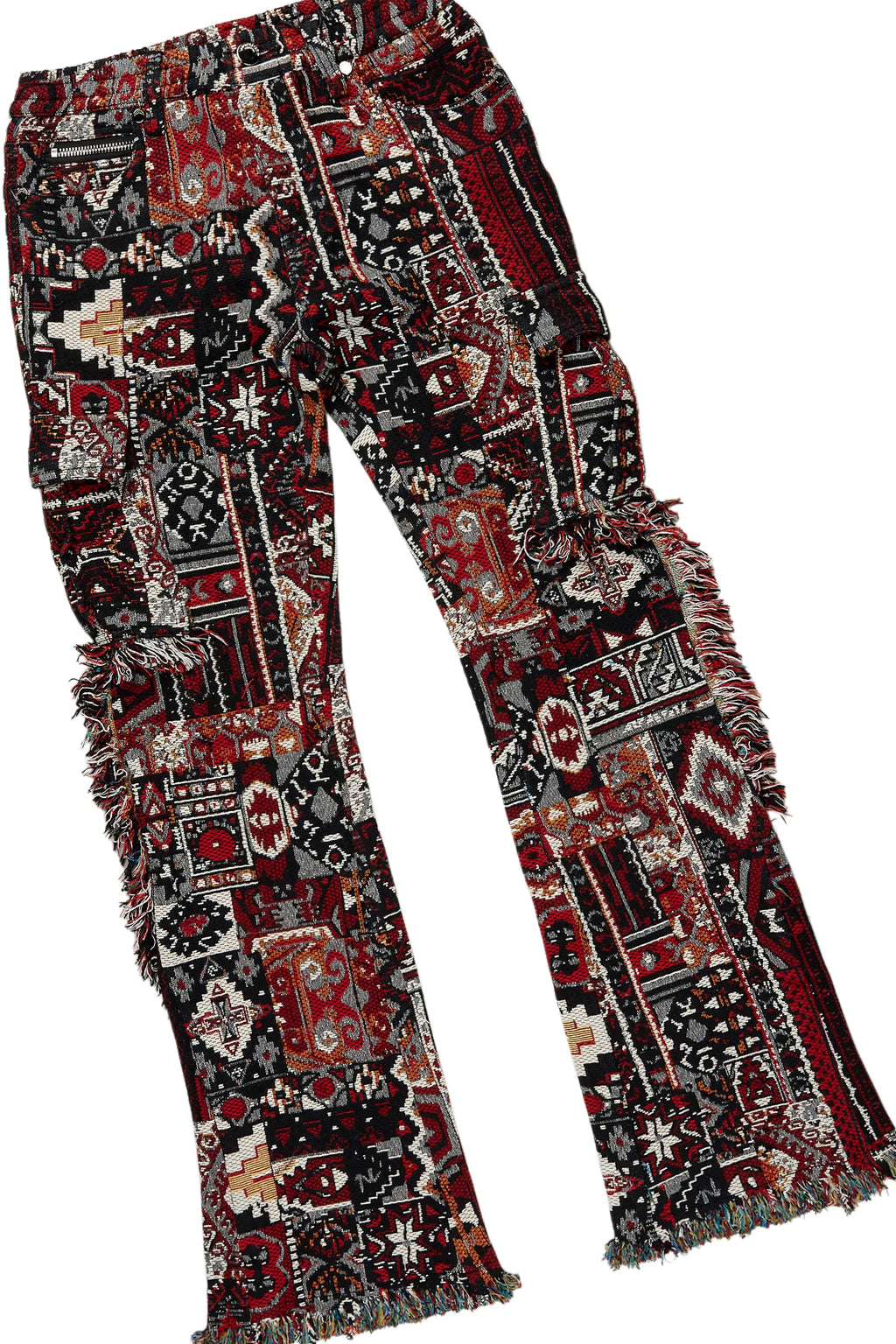 Boys Kiley Black Hoodie/Stacked Flare Jean Set