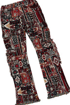 Boys Kiley Black Hoodie/Stacked Flare Jean Set