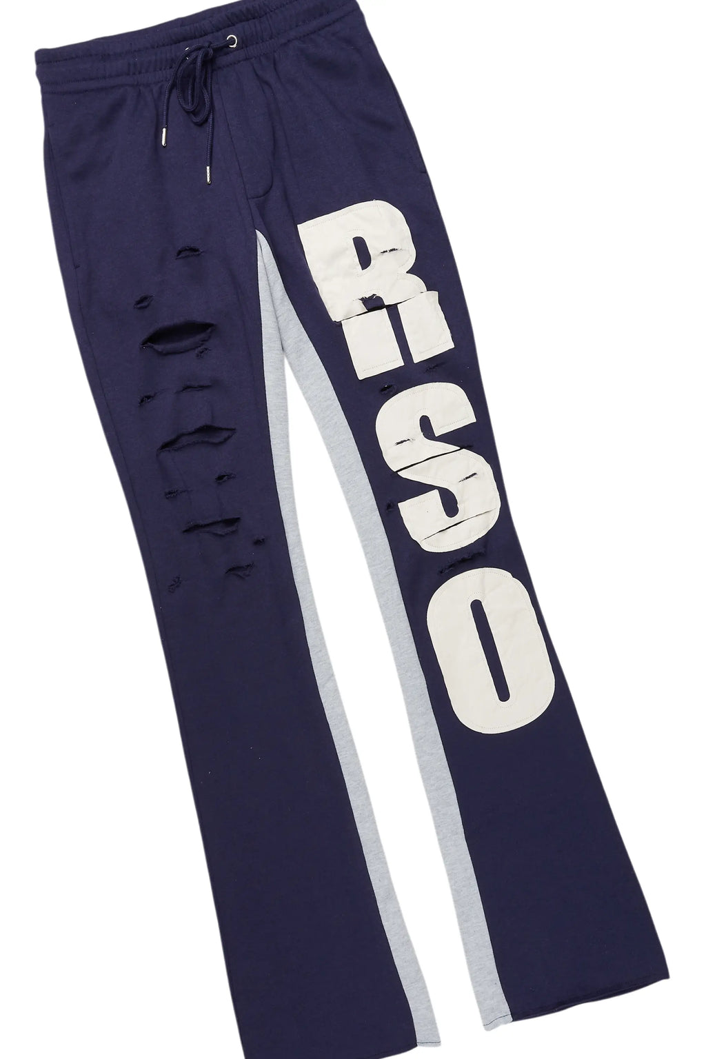 Berne Navy/Grey Double Layer T-Shirt/Baggy Pant Set