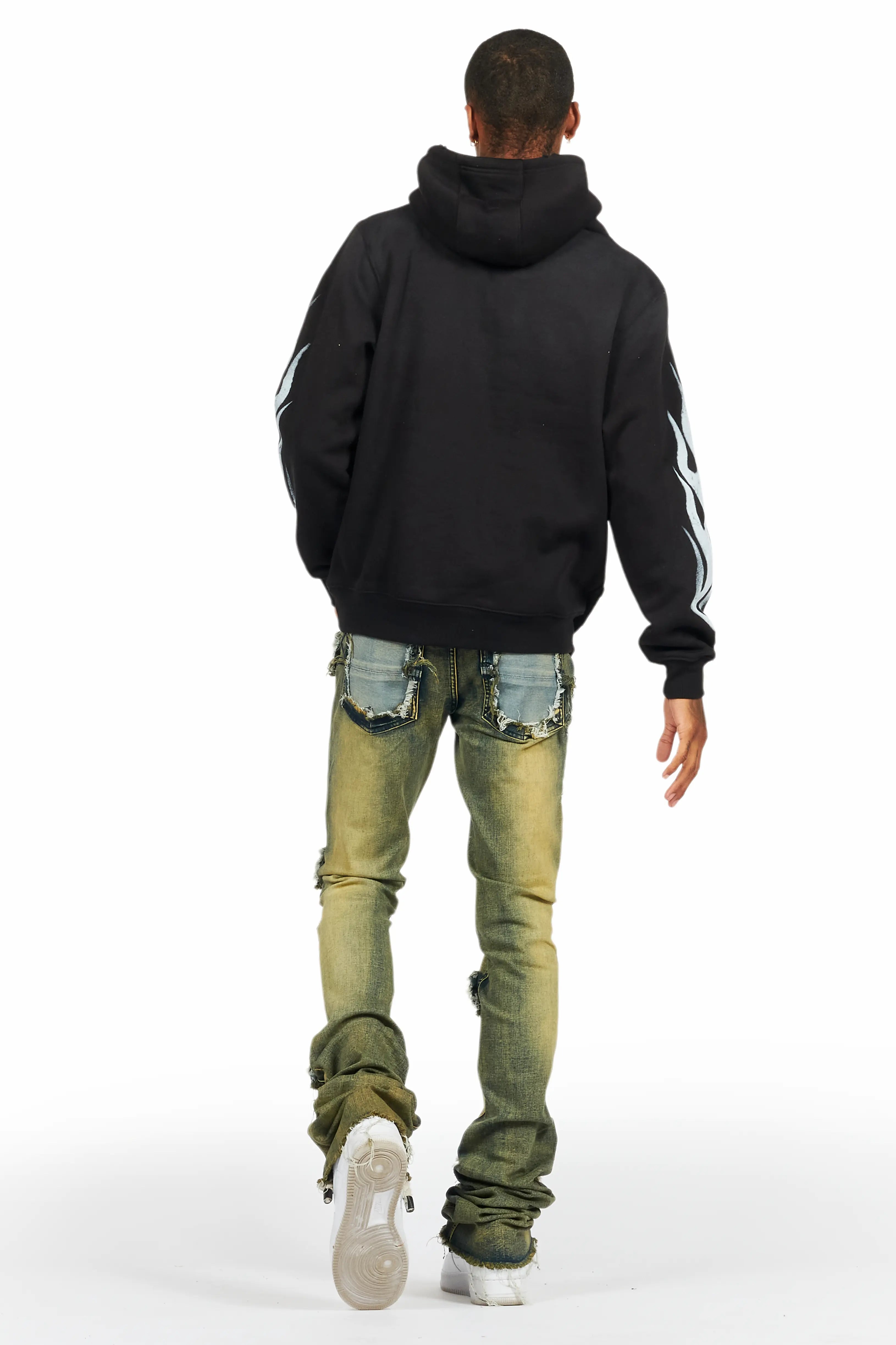 Banyan Black Graphic Hoodie