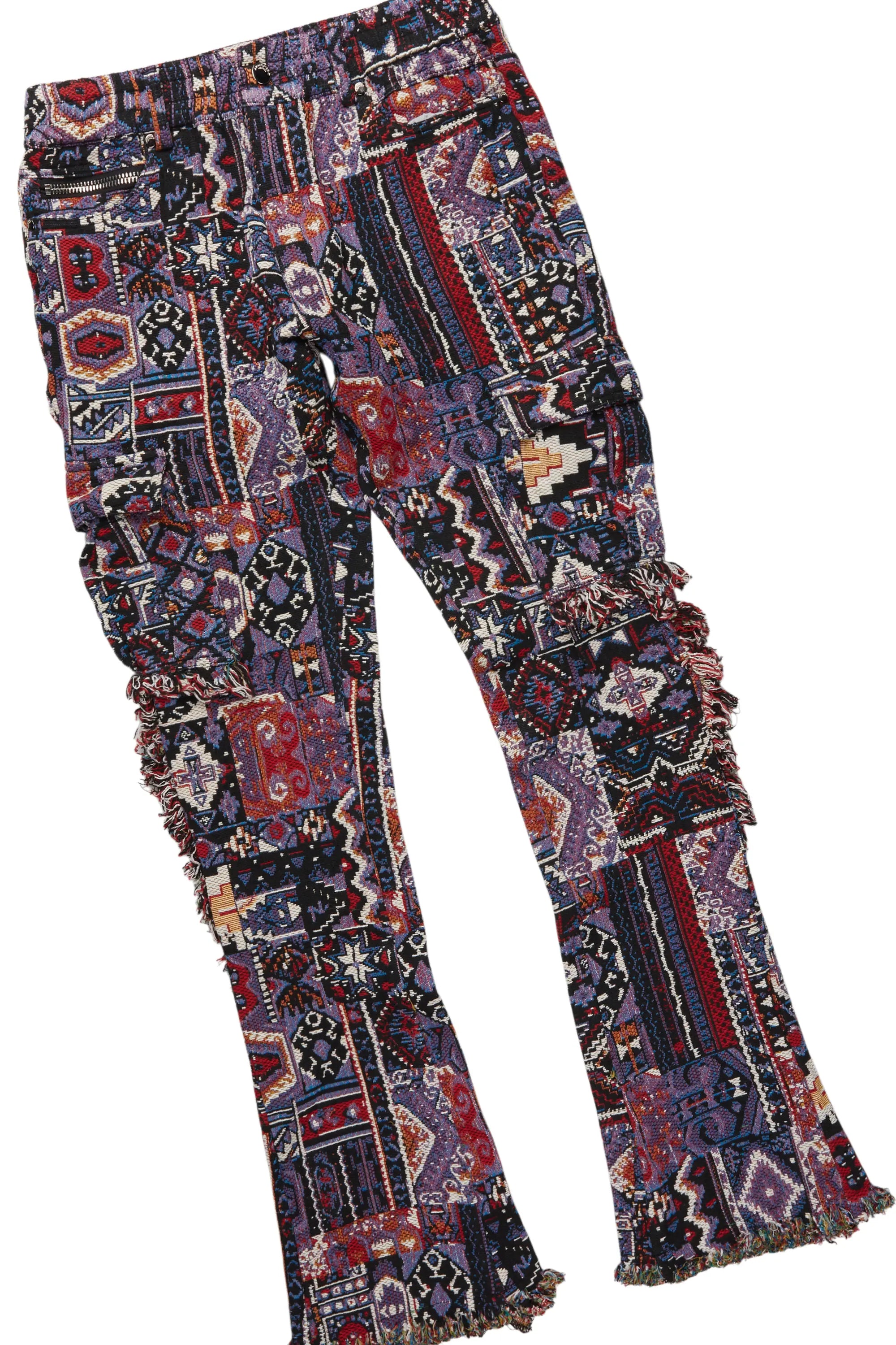 Lake White/Purple T-Shirt/Tapestry Jean Bundle