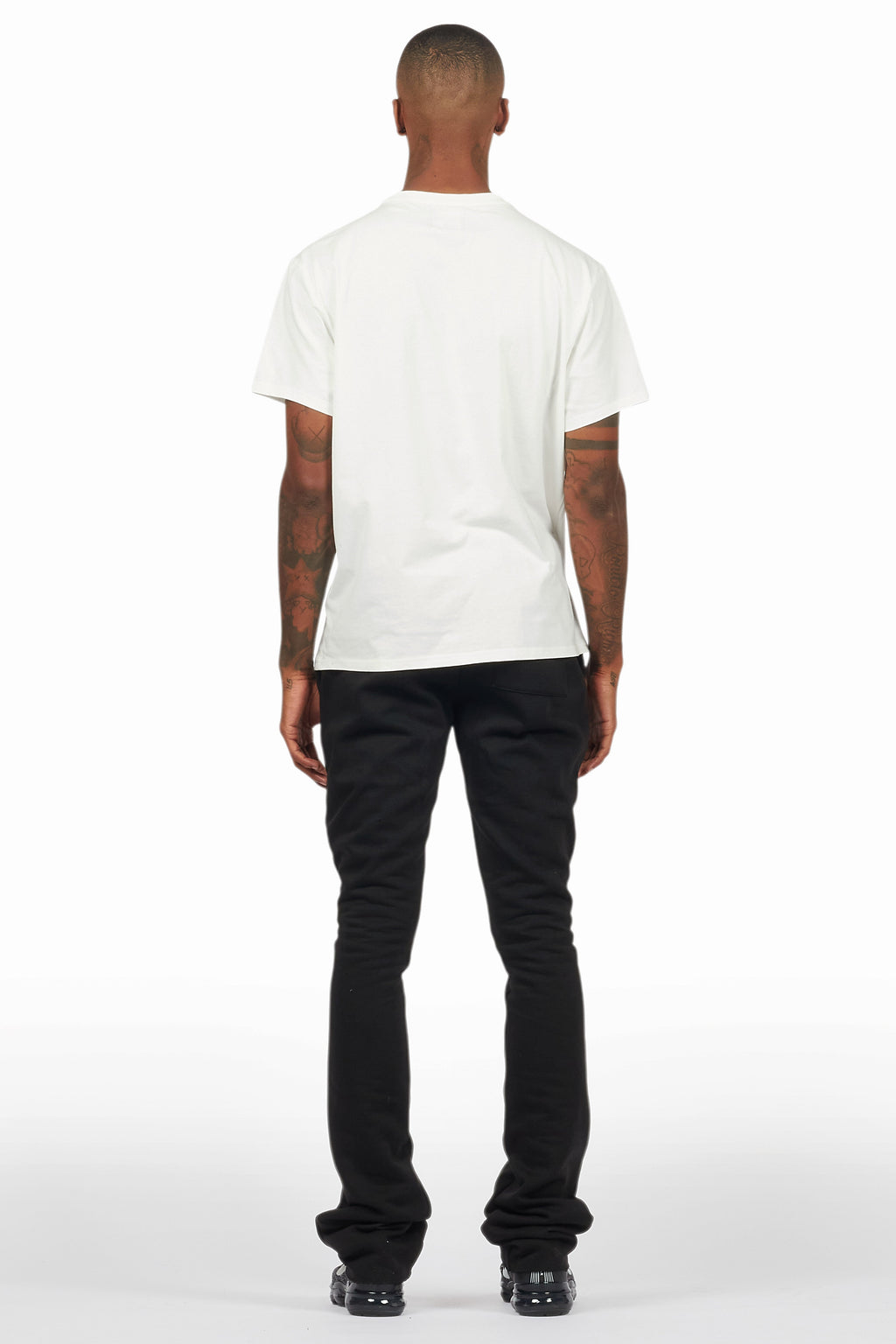 Alpine Black Stacked Flare Pant