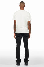 Alpine Black Stacked Flare Pant