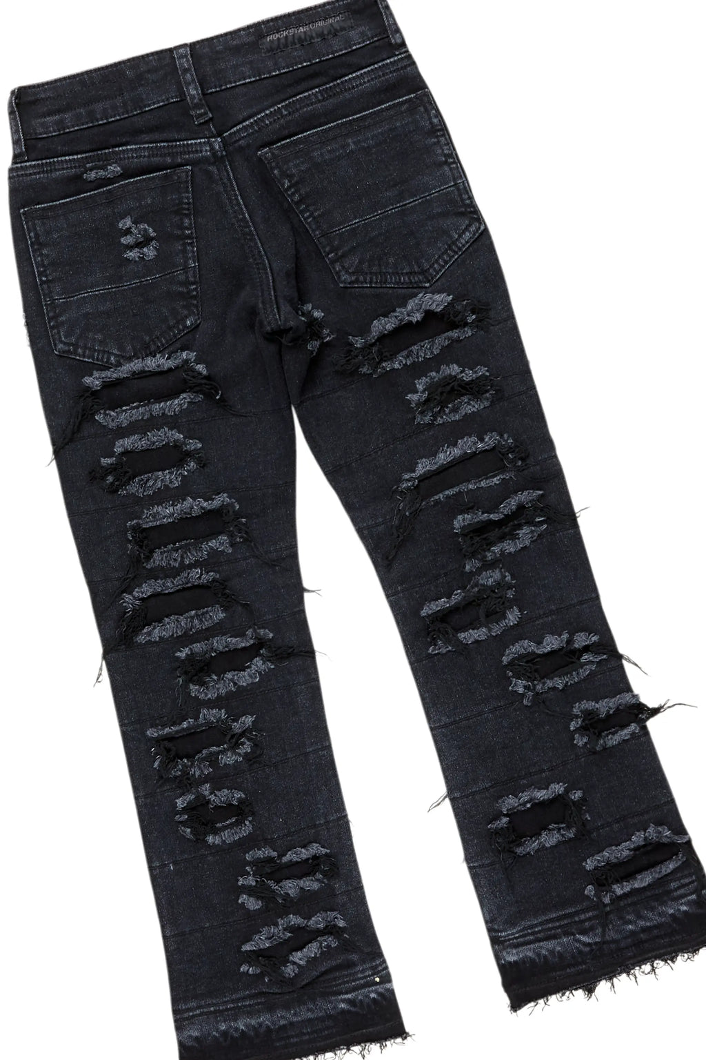 Boys Baden Red Hoodie/Stacked Flare Jean Set