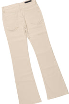 Boys Lake White/Beige T-Shirt/Dag Stacked Flare Jean Set