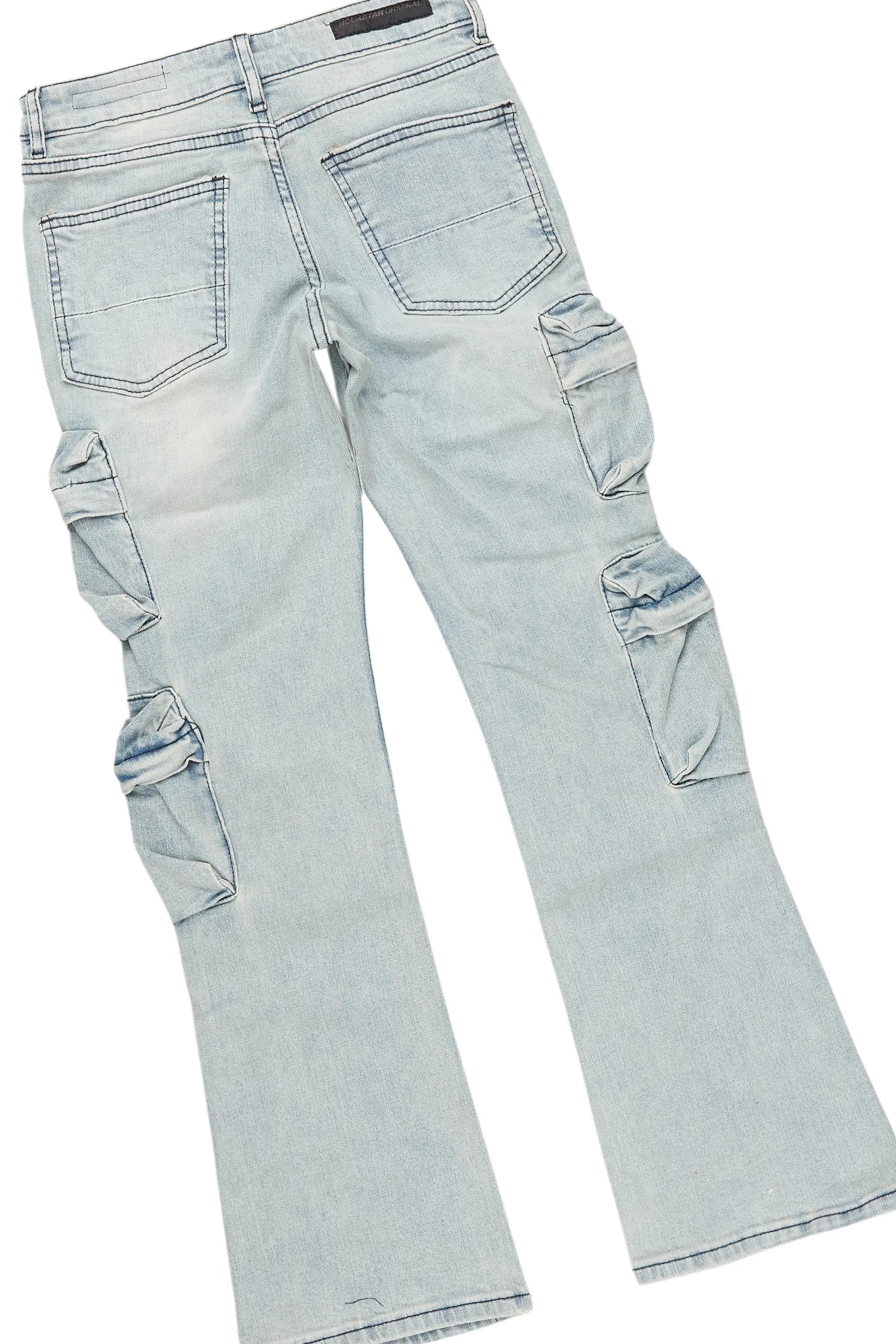 Boys Callias Red Hoodie/Slim Fit Jean Set