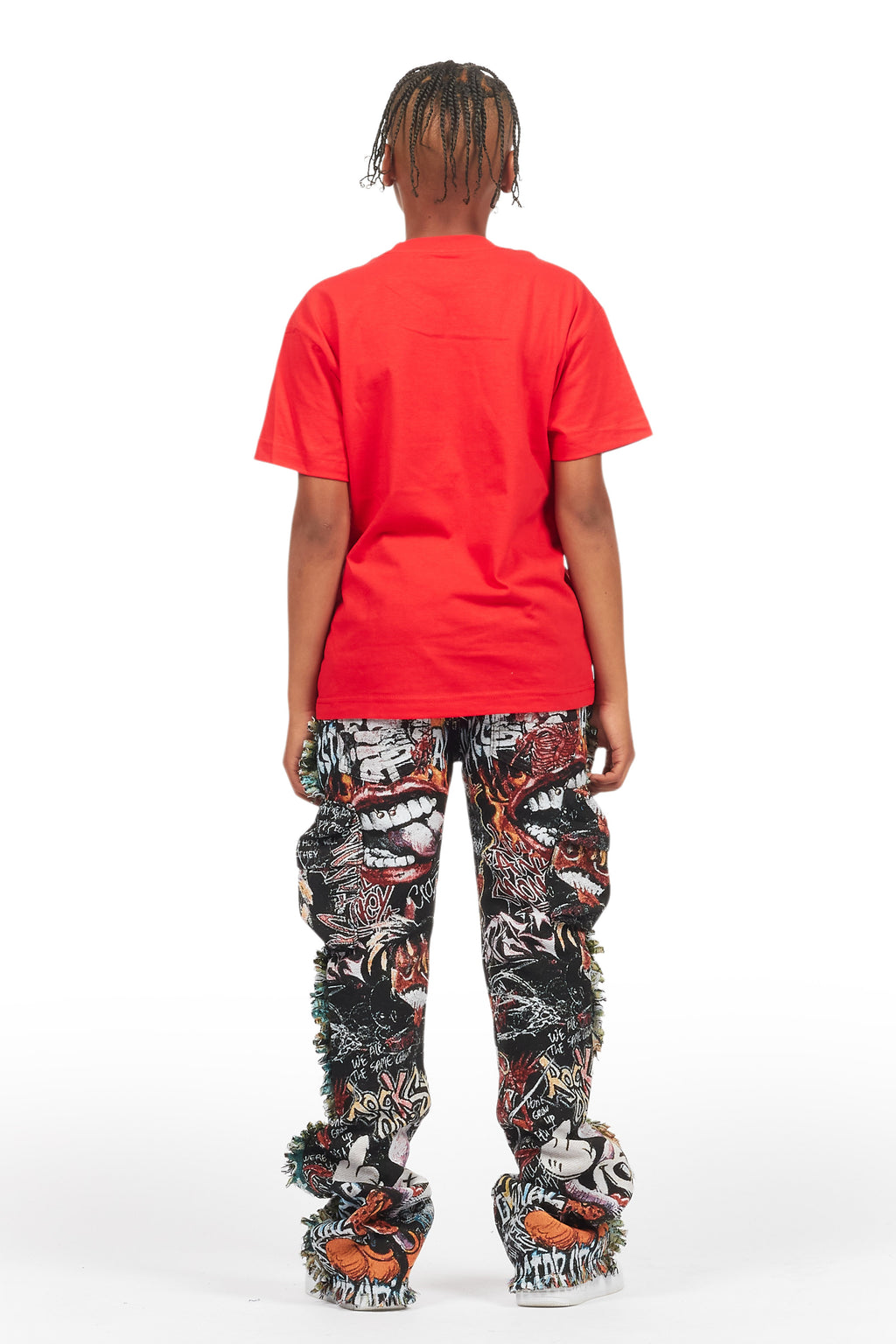 Boys Palmer Red Graphic T-Shirt