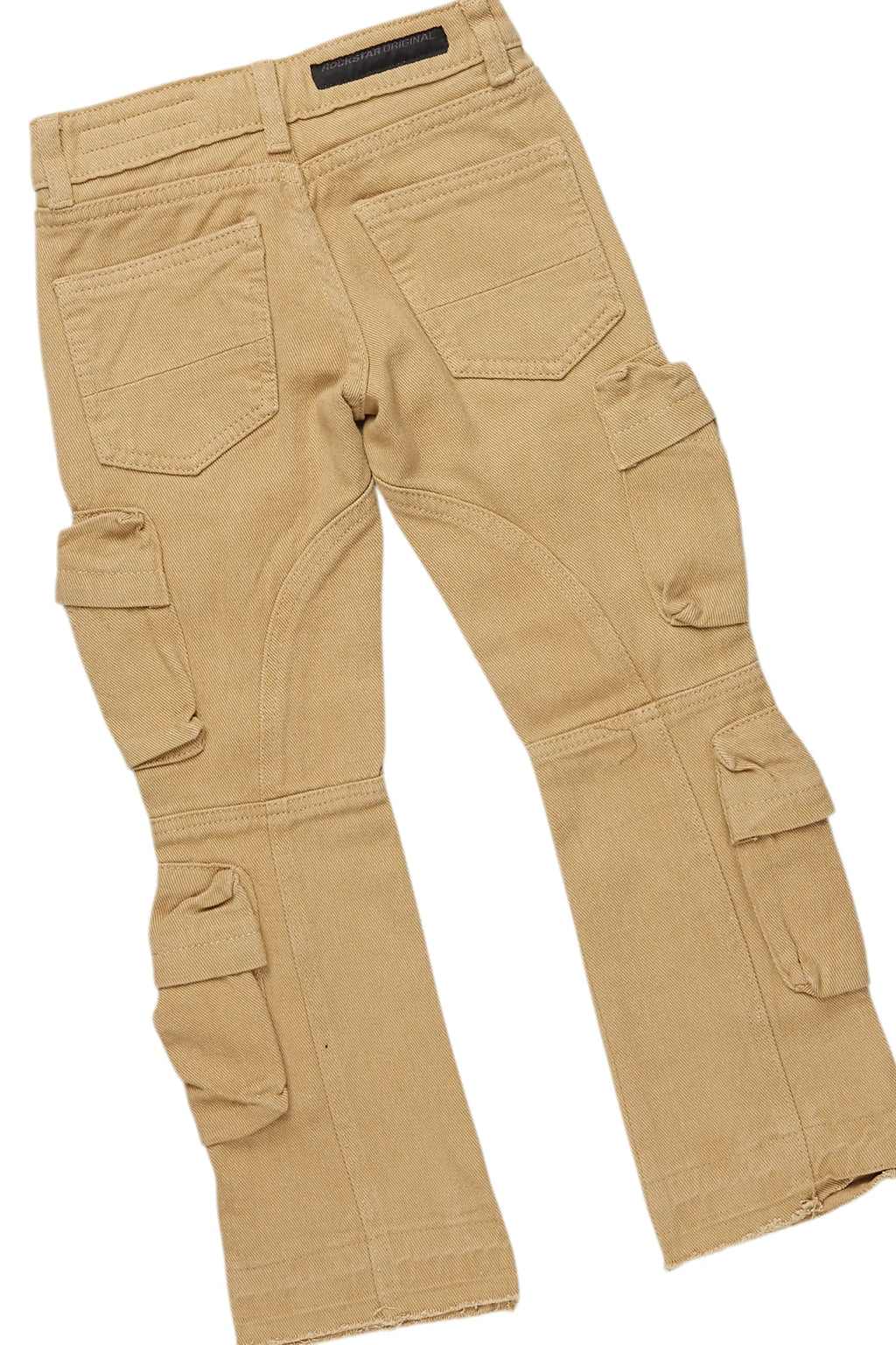 Boys Embers Black/Yellow T-Shirt/Stacked Flare Jean Set