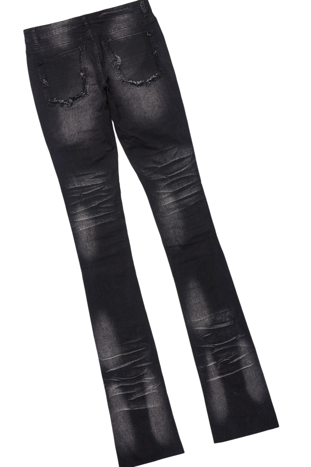 Sana Vintage Black/Black T-Shirt & Petrus Super Stacked Flare Jean Bundle