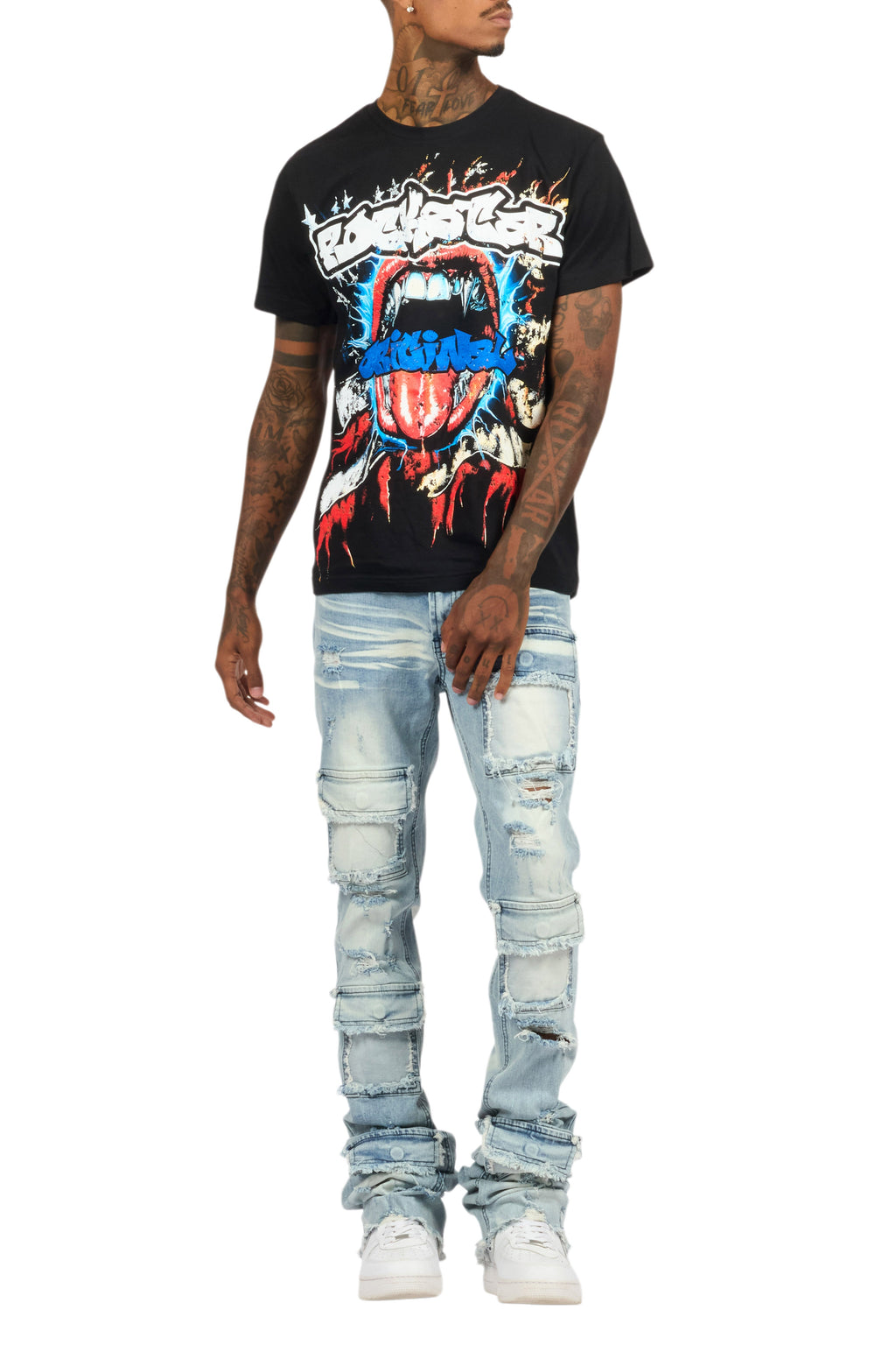 Lennox Black Graphic T-Shirt