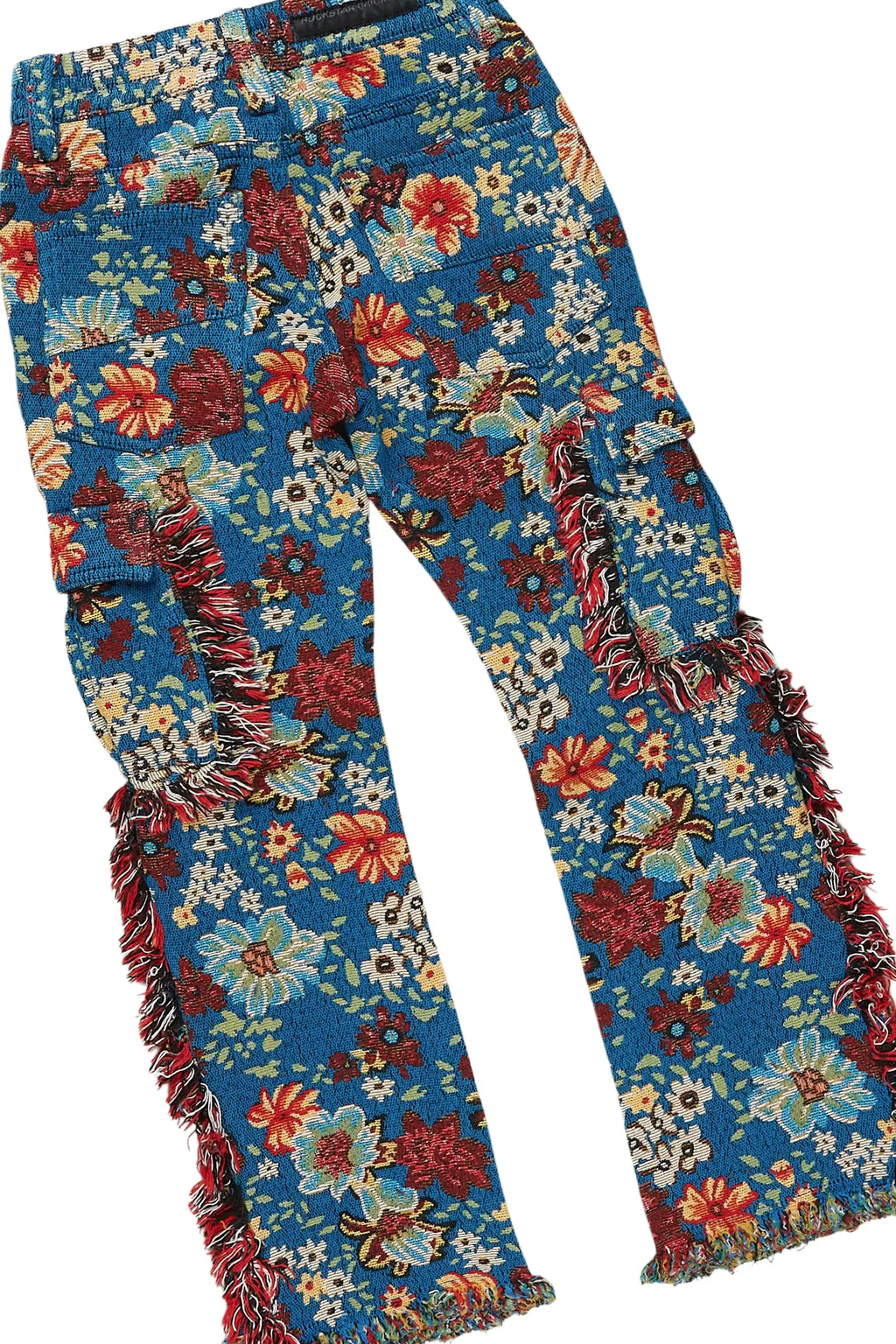 Girls Brooke Royal Blue Hoodie/Stacked Flare Jean Set