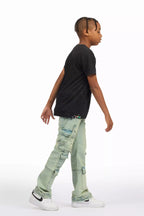 Boys Iggy Ice Blue Flare Jean