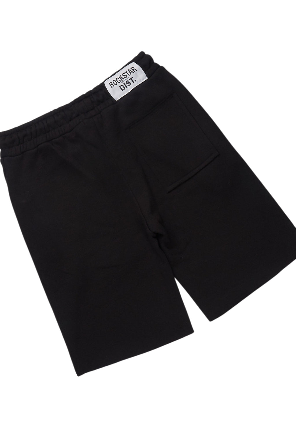 Fillip Black/White T-Shirt/Raw Edge Short Set