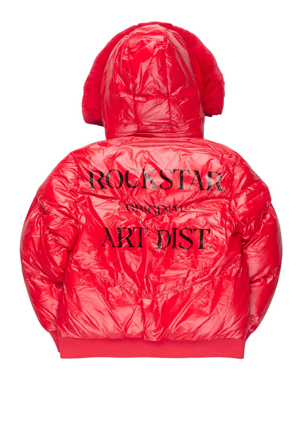 Girls Destina Red Puffer Jacket