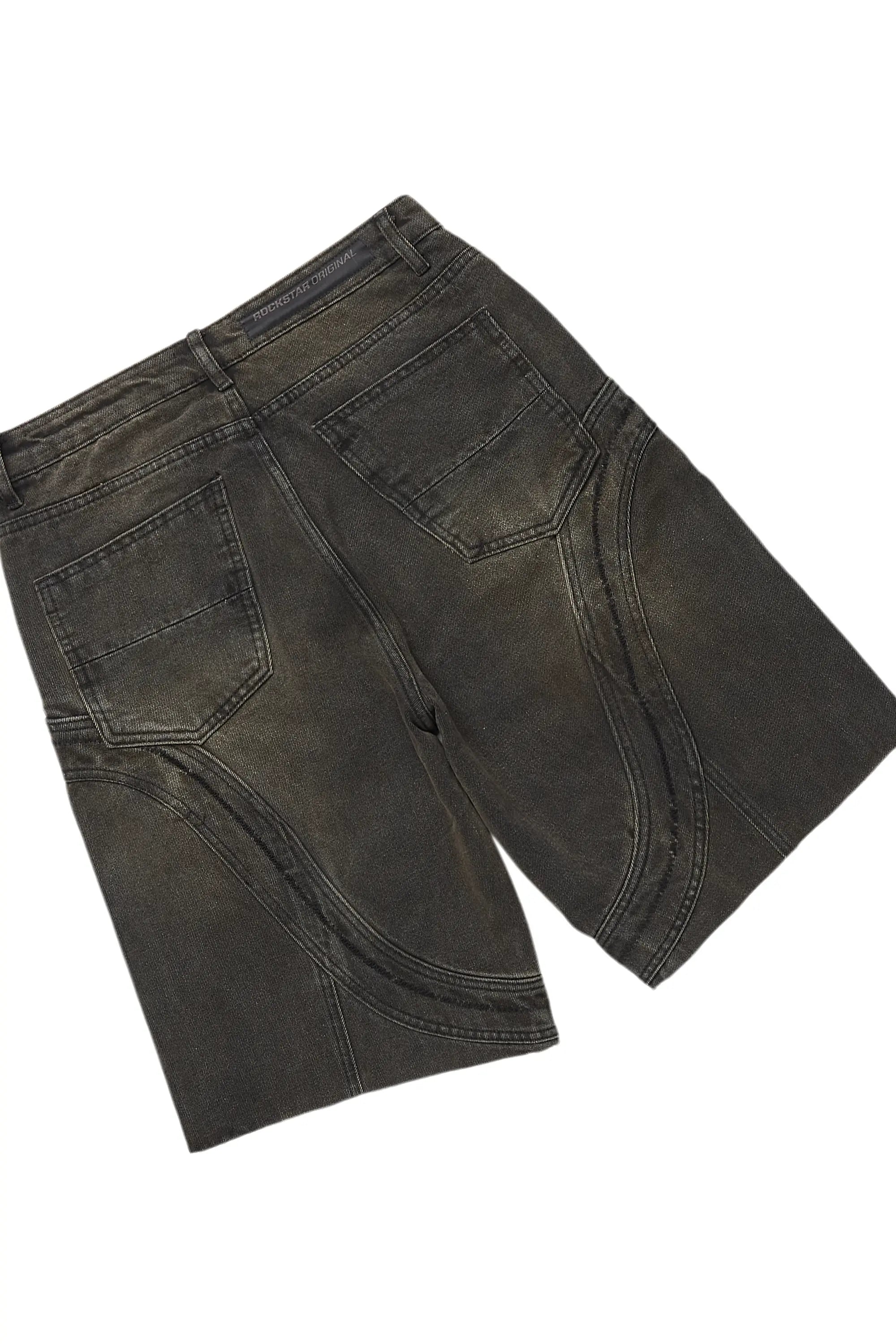 Gonen Black T-Shirt/Denim Short Set