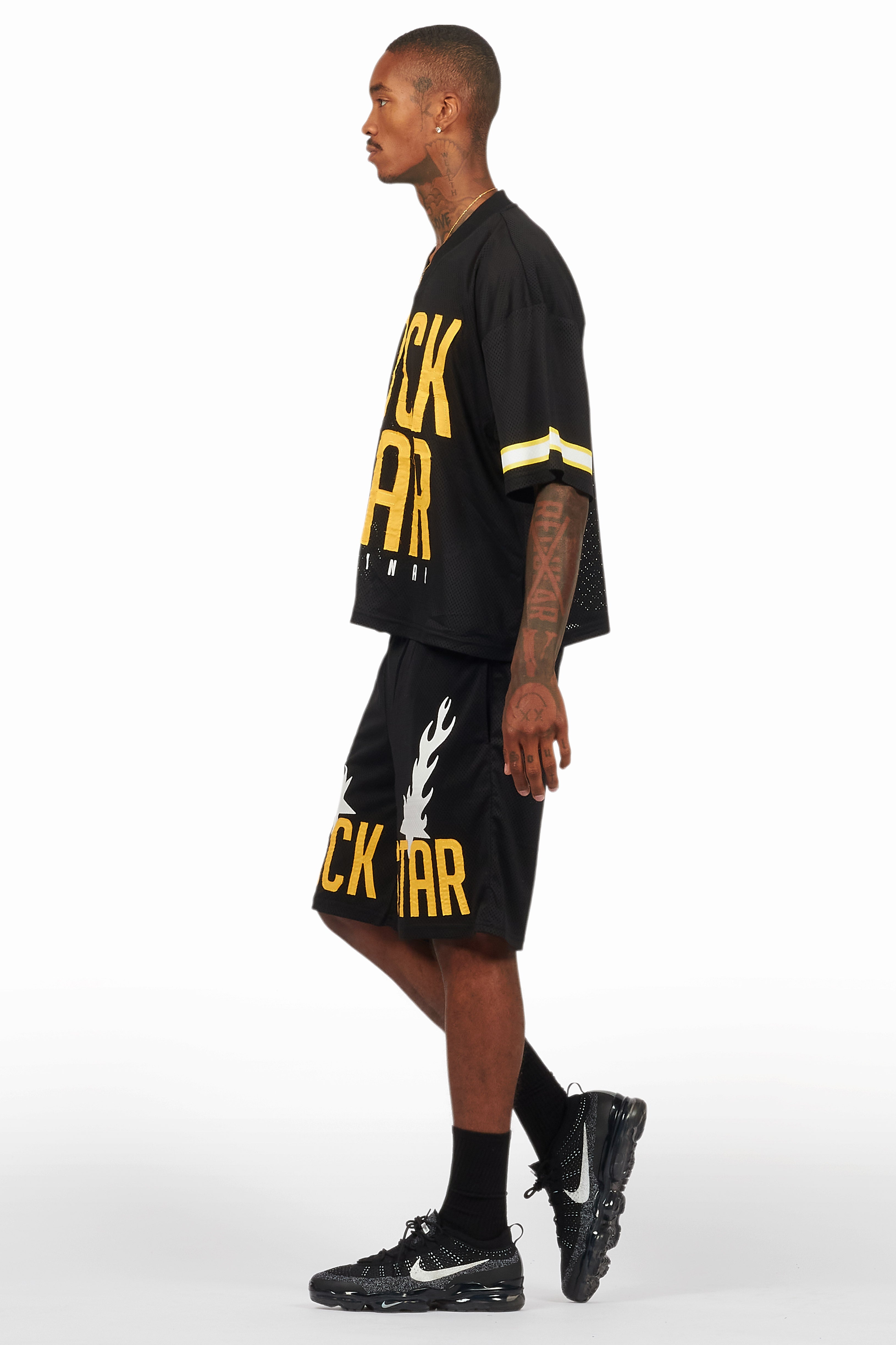 Climi Black T-Shirt/Short Set