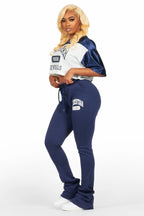 Tamarra Navy/White Jersey Trackset