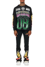 Quito Double Layer T-Shirt/Stacked Baggy Track Pant Set