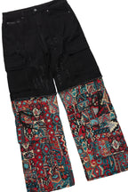 Lake White/Red T-Shirt/Tapestry Baggy Jean Bundle