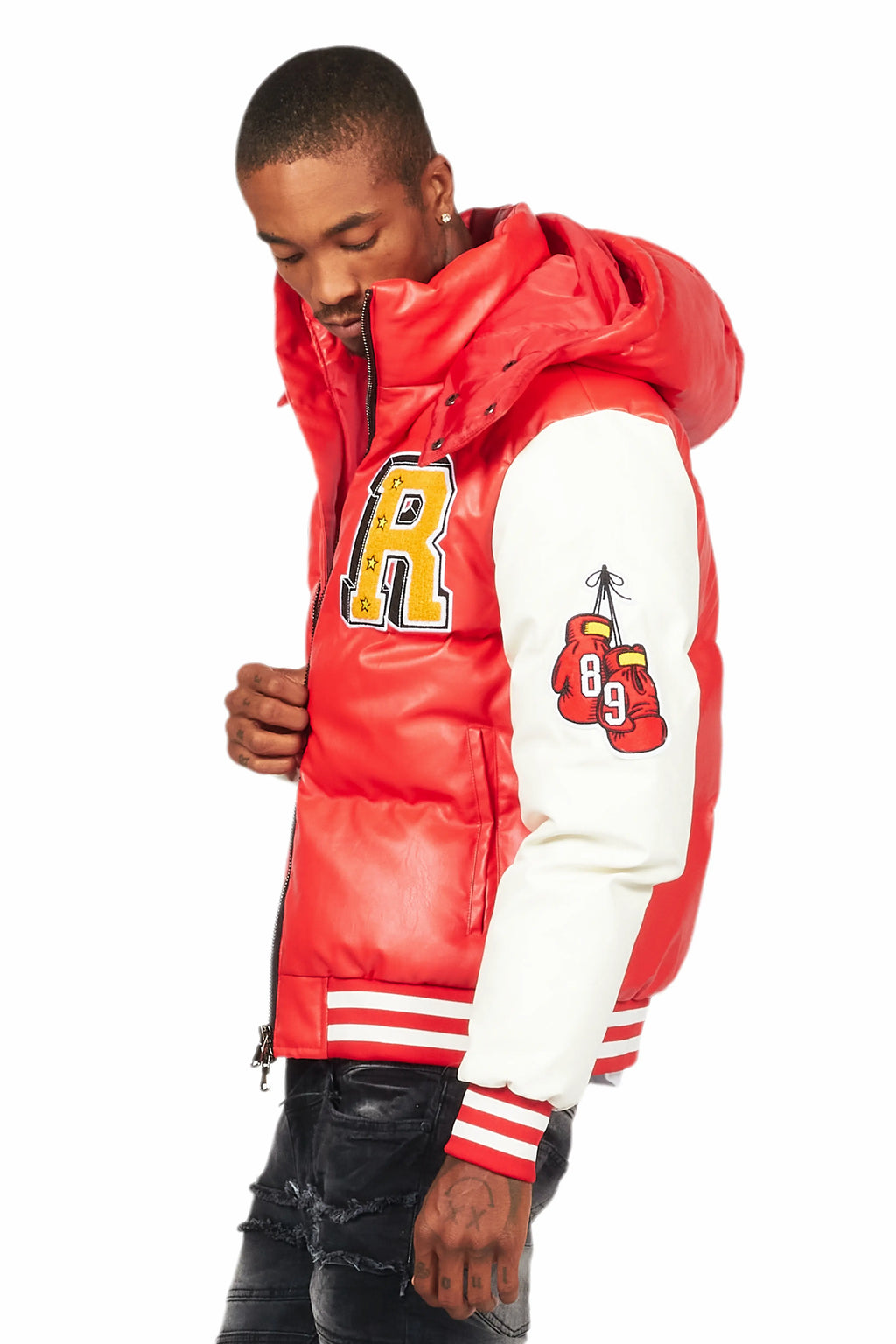 Eisen Red Puffer Jacket