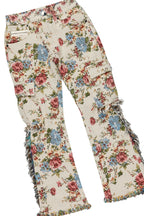 Girls Kaite Maroon Hoodie/Stacked Flare Jean Set